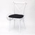 CROSSBACK White Wood-Grain Resin Chair