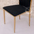 JADAIL Onyx Black Velvet Chair