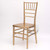 CHIAVARI Gold Resin Chair with Free Cushion