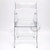 GERMAN Clear Resin Folding Chair