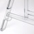 GERMAN Clear Resin Folding Chair