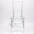 DIAMOND Clear Back Resin Chair with Free Cushion
