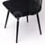 IMLIL Black Rattan Swivel Dining Chair