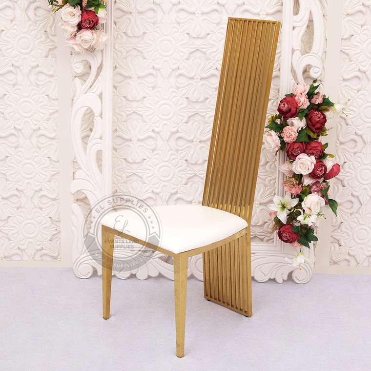 VORAGE Gold Wedding Chair