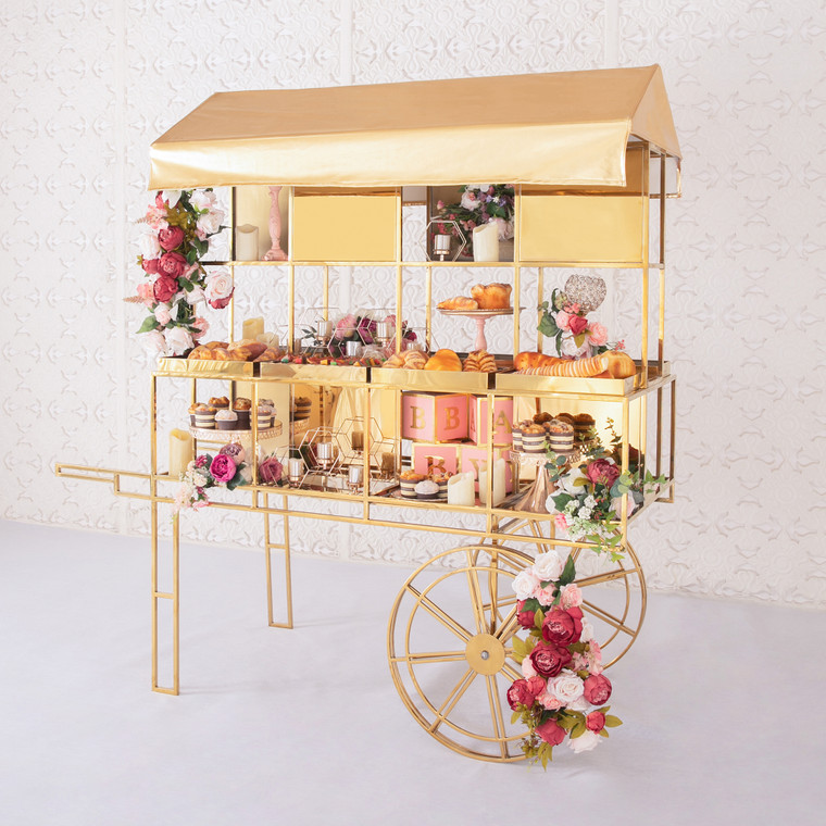 RHEA Food Cart Gold