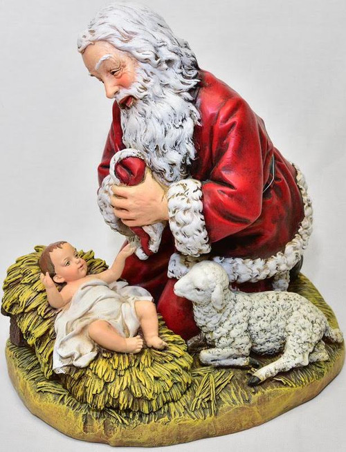 5" height - Kneeling Santa Nativity