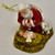 2.75" Kneeling Santa Nativity ornament.   Santa, kneeling with hat in hand and adoring the new baby Jesus