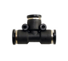 STC TU 3/16" K Tee Union- Push-In Air Fitting, 0-180 psi