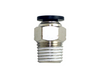 STC MC 3/8" N3/8 K Male Connector (with Internal Hex)- Push-In Air Fitting, 3/8" NPT, 0-180 psi