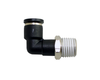 STC ME 6mm M5 K Male Elbow- Push-In Air Fitting, M5X0.8	,0-180 psi