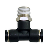 STC BT 4mm M5 K Branch Tee- Push-In Air Fitting, M5X0.8,0-180 psi