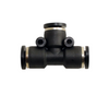 STC TU 1/4-5/32" K Tee Union Reducer, Push-In Air Fitting, 0-180 psi