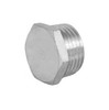 STC PGS N1/8" Hex Plug- Stainless Steel (Gripper Style) Fittings