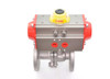 JFlow DM2533 Pneumatic Double Acting - Stainless Steel, Flanged, Ball Valve, Pneumatic, Fail in Place