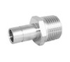 STC TAS 1/2" N1/4 Tube Adaptor- Stainless Steel (Gripper Style) Fittings