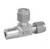 STC RTC 1/4" N1/4 Run Tee- 4200 PSI, Compression Fittings, 1/4" NPT