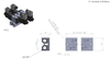 STC 3V-100M-KIT Blank Plate, Gasket, & Mounting Screws Set for 3V-100M Manifold