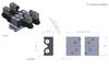 STC 3V-200M-2 Mounted Manifold- Aluminum Base, 1/8" Port, 2-Stations