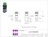 STC MSV-98322PB Manual Air Valve- 1/4" NPT, 3 Way, 3 Port, 2 Position Valves - Palm Button Momentary