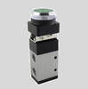 STC MSV-98322PP Manual Air Valve- 1/4" NPT, 3 Way, 3 Port, 2 Position Valves - Push Button Momentary