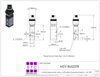 STC MSV-86522TB Manual Air Valve- 1/4" NPT, 3 Way, 3 Port, 2 Position Valves - Detented Switch