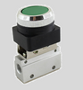 STC MOV-03PP Manual Air Valve- 1/8" NPT, 3 Way, 3 Port, 2 Position Valves - Flush Push Button Momentary