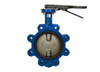 Bonomi N501S Series - Butterfly Valve, Lug Style, Ductile Iron, Manually Operated - with handle