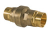 1" Bonomi 100712 LF - Brass, Sweat Weld, Inline Check Valve