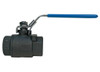 1/4" Bonomi 600 LL - 2 Piece, Carbon Steel, Full Port, NPT, Ball Valve, with Locking Handle