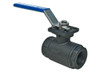 3/8" Bonomi 3000 - 2 Way, 2 Piece, Direct Mount, Carbon Steel Full Port, NPT, Ball Valve