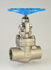 Chicago Valve Series 286 - Class 800, 1/4" Forged 316L Stainless Steel Gate Valve, Threaded Ends, OS&Y