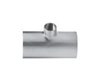 4" x 3" Sanitary Solutions SS7RWWW7- 4 x 3-304, Buttweld Reducing Tee, Polish ID/OD, 304 Stainless Steel