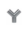 2-1/2" Sanitary Solutions SS28Y7-2.5-304, Buttweld TRUE " Y", Polish ID/OD, 304 Stainless Steel