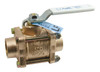 1-1/4" Apollo 82LF-206-01 - 3 Piece, Bronze, Solder End, Full Port, Ball Valve