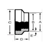 3" Sanitary Solutions SS15WIV-3-316L, Schedule 5 Pipe Short-Weld Female I-Line Ferrule, T316L Stainless Steel