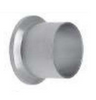 1/2" Sanitary Solutions SSL14AM7- 0.50-316L, Long Buttweld Ferrule, 316 Stainless Steel