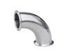 2-1/2" Sanitary Solutions SS2CMP-2.5-304, 90° Clamp Elbow, Polish ID/OD, 304 Stainless Steel