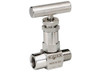 NOSHOK 1/8" NPT, Stainless Steel, Hard Seat, Mini Needle Valve