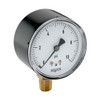 2-1/2" NOSHOK 200 Series Low Pressure Diaphragm Dry Pressure Gauges, 25-210-3-psi-CFF-BP3, Black Steel Case, Copper Alloy Internals, 3 psi, 1/4" NPT Back Connection, Chrome Front Flange, 0.3 mm Brass Press Fit Orifice