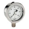 2-1/2" NOSHOK 300 Series Pressure Gauge Male Bottom Connection 304 Stainless Steel Case -30 inHg to 0 to 15 psi