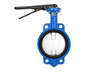 10" Bonomi 500N - Wafer Style, Epoxy Coated Cast Iron, Manual Butterfly Valve