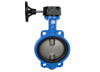 2-1/2" Bonomi G500S - Wafer Style, Epoxy Coated Cast Iron, Gear Operated Butterfly Valve