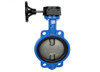 6" Bonomi G500S - Wafer Style, Epoxy Coated Cast Iron, Gear Operated Butterfly Valve