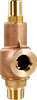 Aquatrol 1" MNPT X 1" FNPT - Brass/Bronze Series 69 Non-Code Liquid Relief Valve - Metal Seating - Closed Cap Set 50 to 400 psi