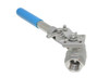 1-1/2" JFlow SRDM3833 - 2 Piece, Stainless Steel, Ball Valve, with Spring Return (Deadman) Handle