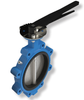 12" SVF Flow Control Streamline SLB Butterfly Valve, Ductile Iron Body with Epoxy Coating, Stainless Steel Disc, Gear Operated, Dead End Service, BUNA Seat, Wafer Style