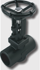 SVF Flow Control 505F-8 Series Globe Valve, Forged Carbon Steel Body, Trim 8, Socket Weld Ends