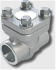SVF Flow Control 522F Series Lift Swing Check Valve, Forged Carbon Steel Body, Threaded Ends