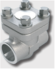 2" SVF Flow Control 522F Lift Check Valve, Forged Carbon Steel Body, Socket Weld Ends