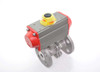 1-1/2" JFlow DM2533FTMTMF1-JFC-085S - Stainless Steel, Flanged, Ball Valve, Pneumatic, Fail Open or Close